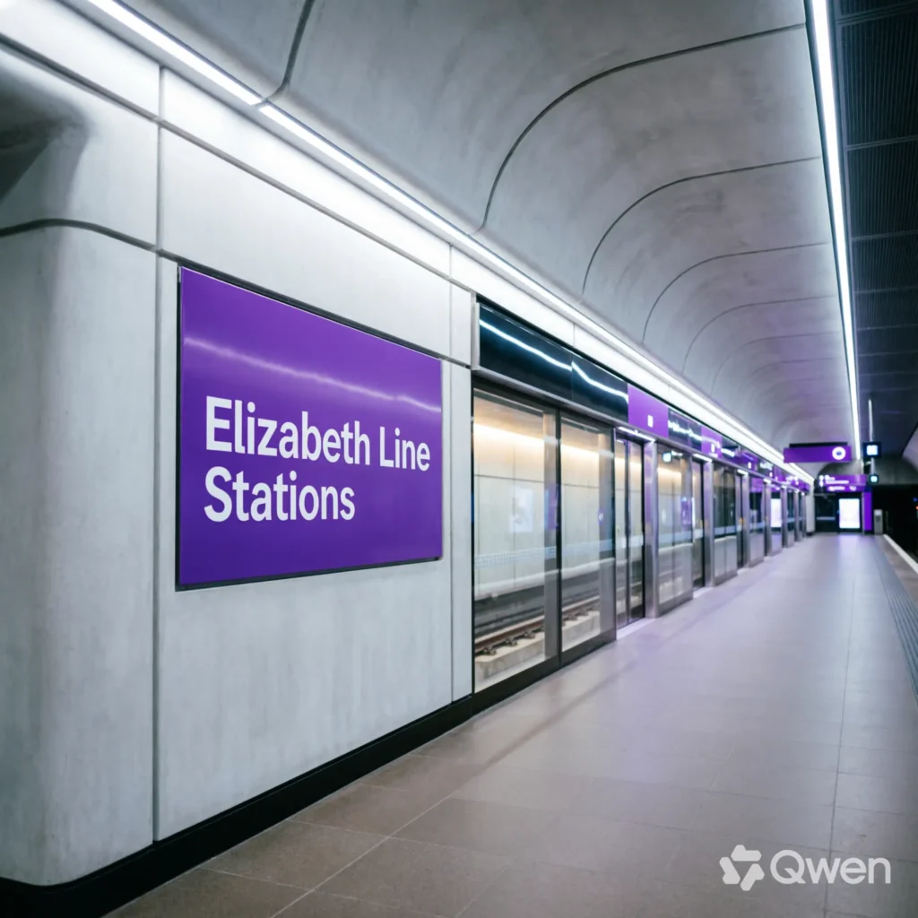 Elizabeth Line Map