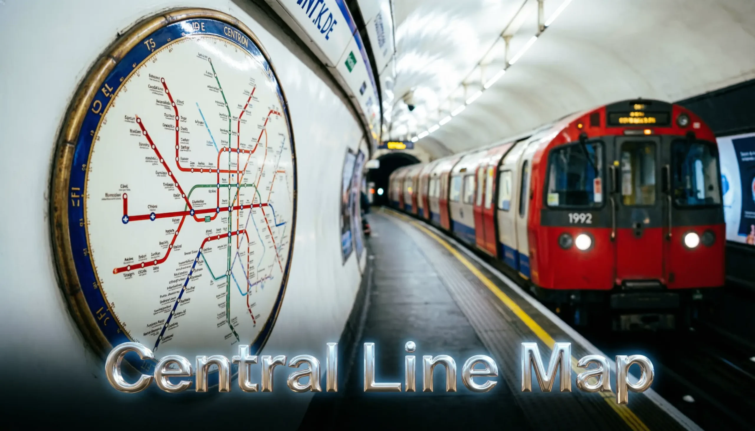 Central Line Map