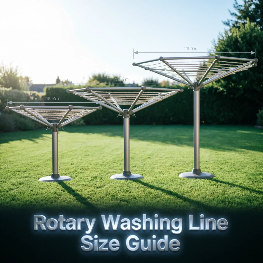 Rotary Washing Line Size Guide