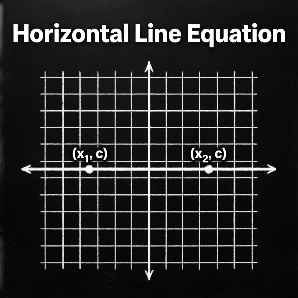 Horizontal Line Equation