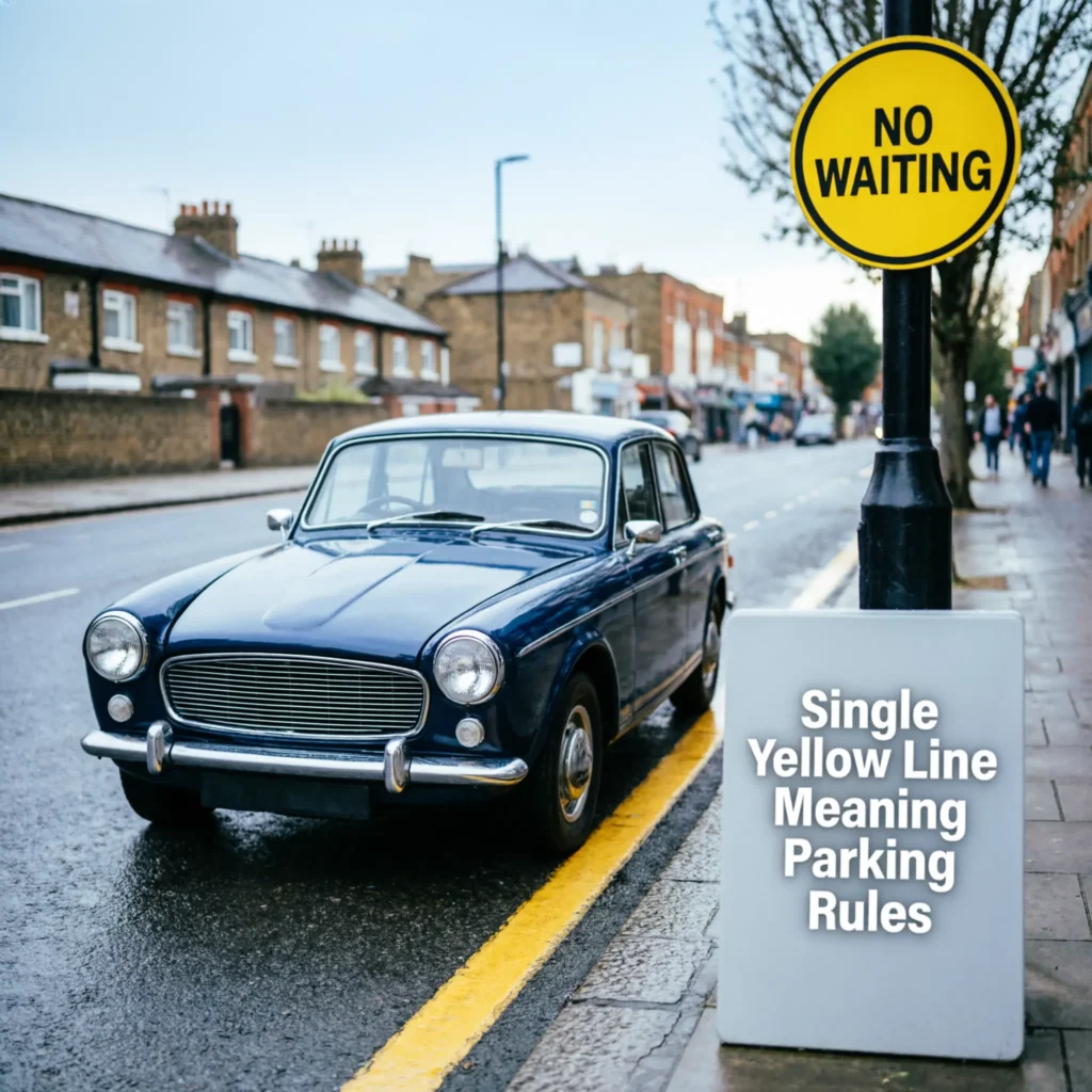 Single Yellow Line Meaning Parking Rules