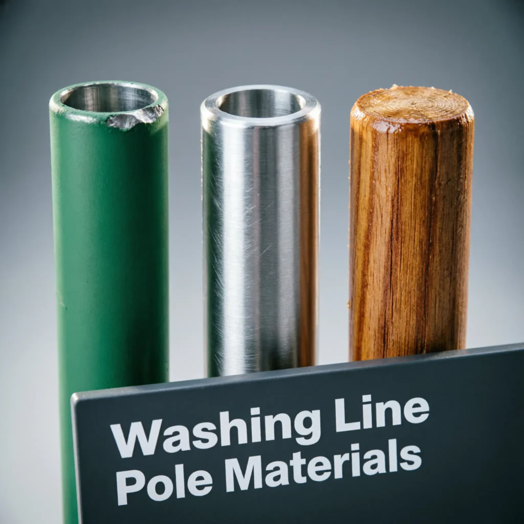 Washing Line Pole Materials