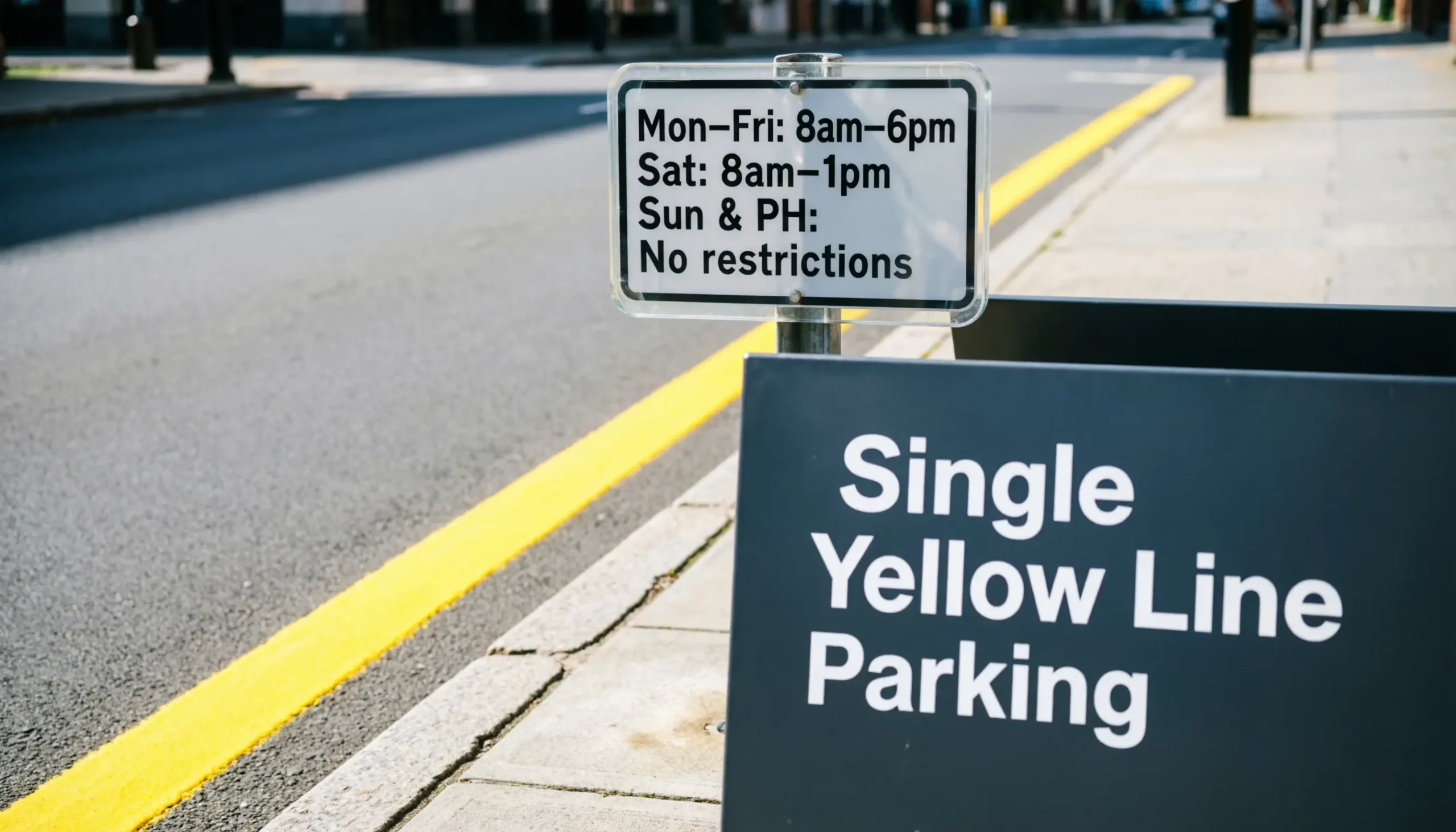 Single Yellow Line Parking