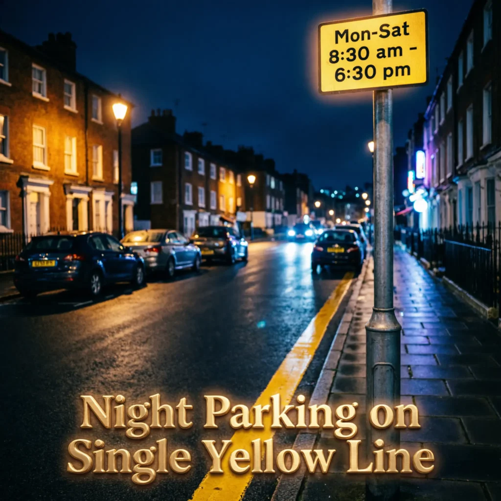 Can You Park on a Single Yellow Line at Night?
