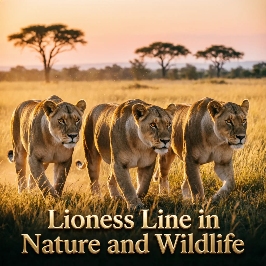 Lioness Line in Nature and Wildlife