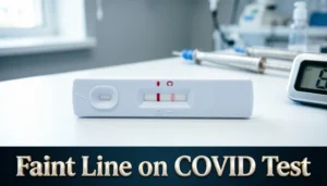 Faint Line on COVID Test