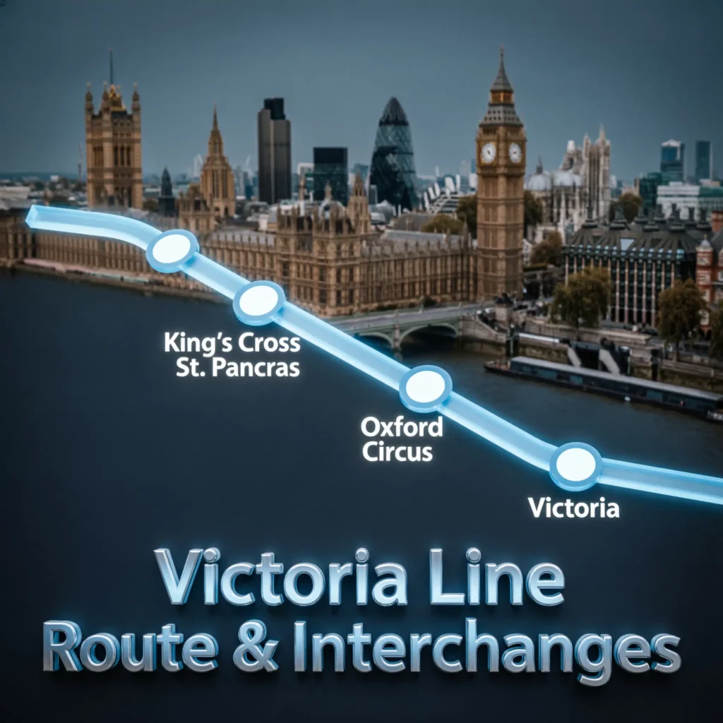 Victoria Line Map and Route