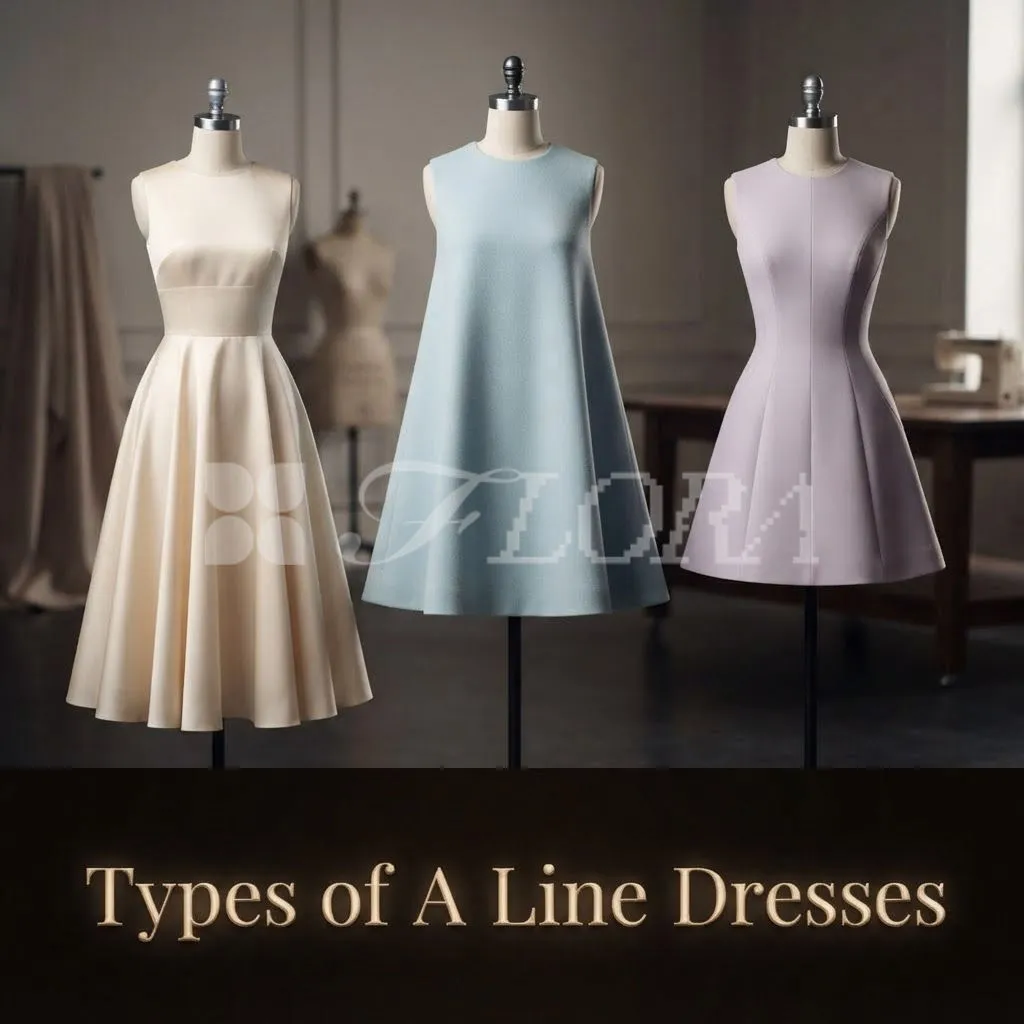 Types of A Line Dresses