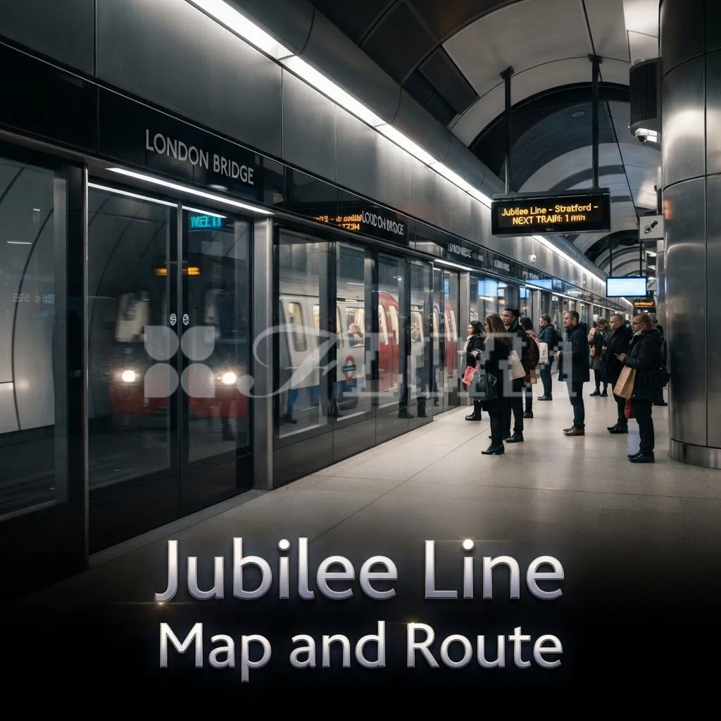 Jubilee Line Map and Route