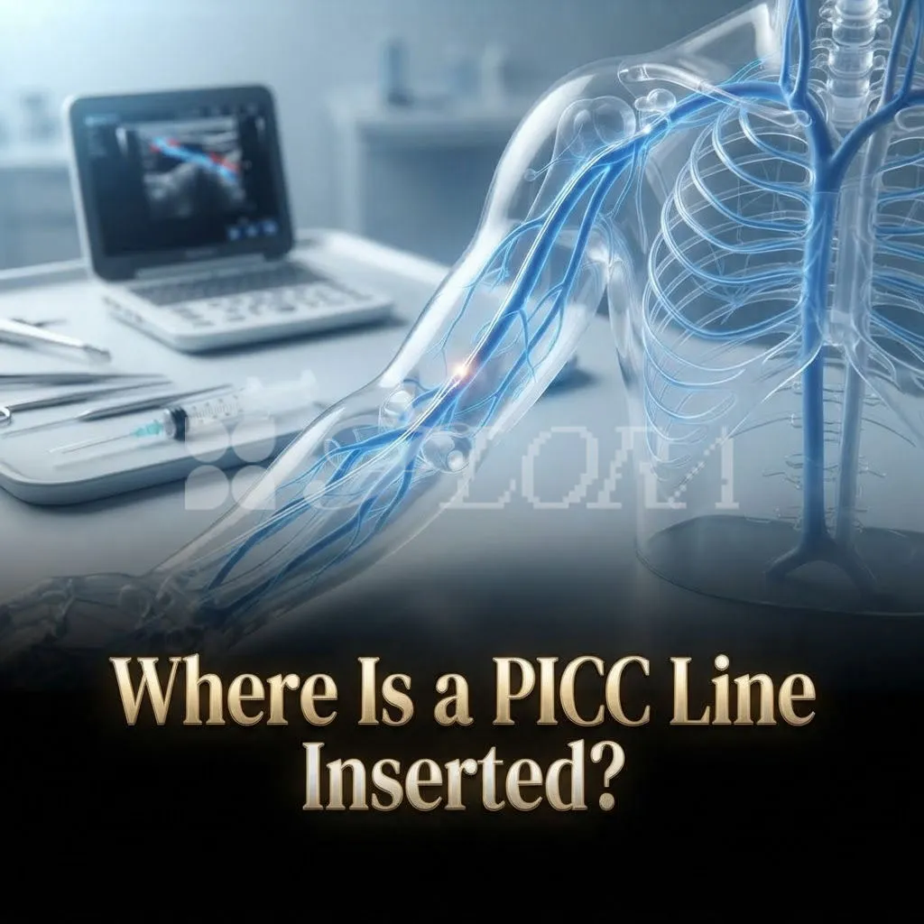 Where Is a PICC Line Inserted?