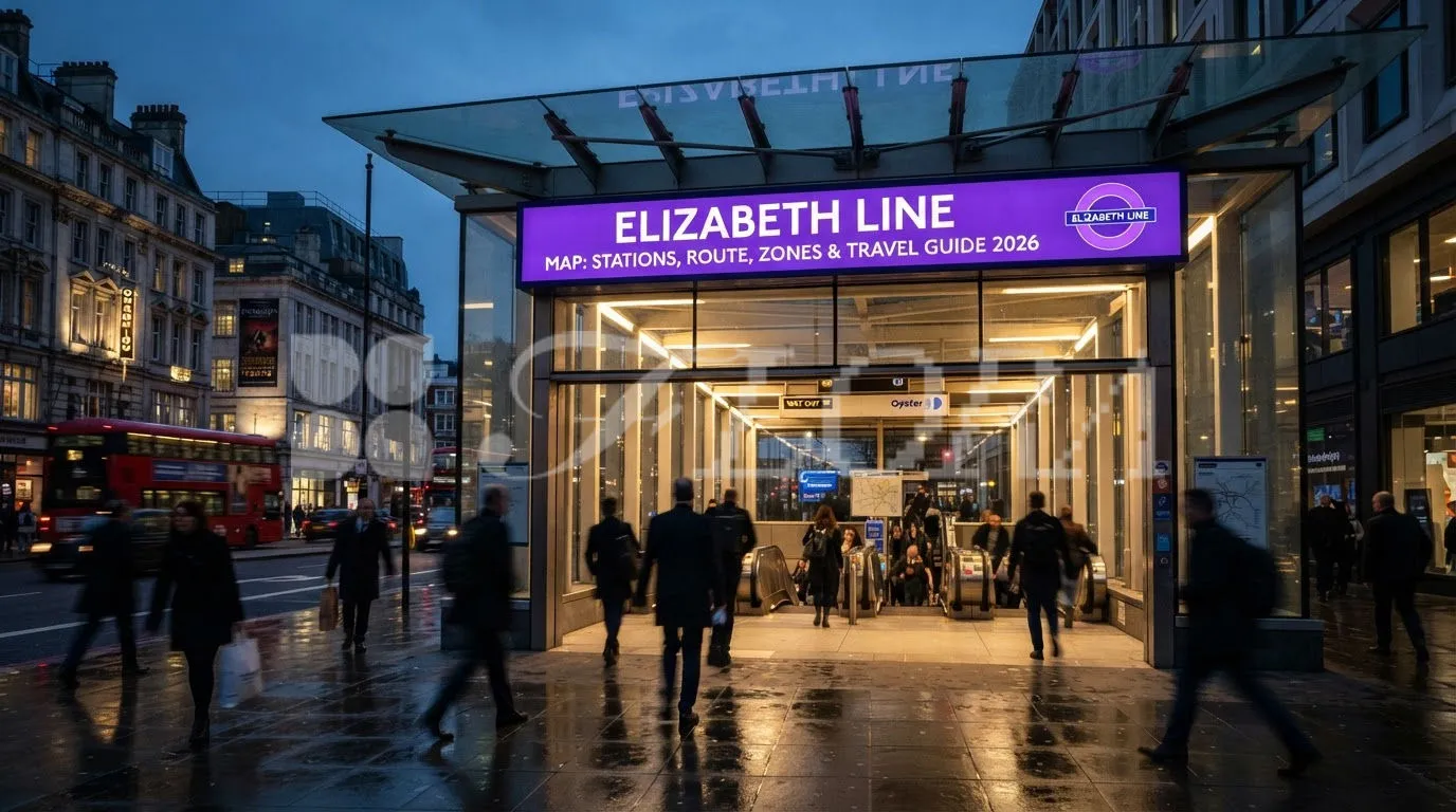 elizabeth line map