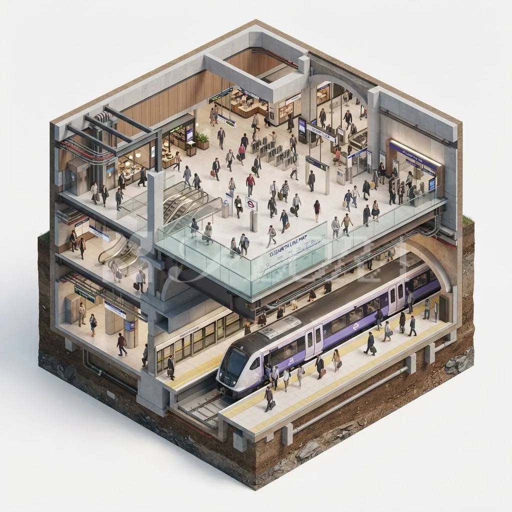 Elizabeth Line Map
