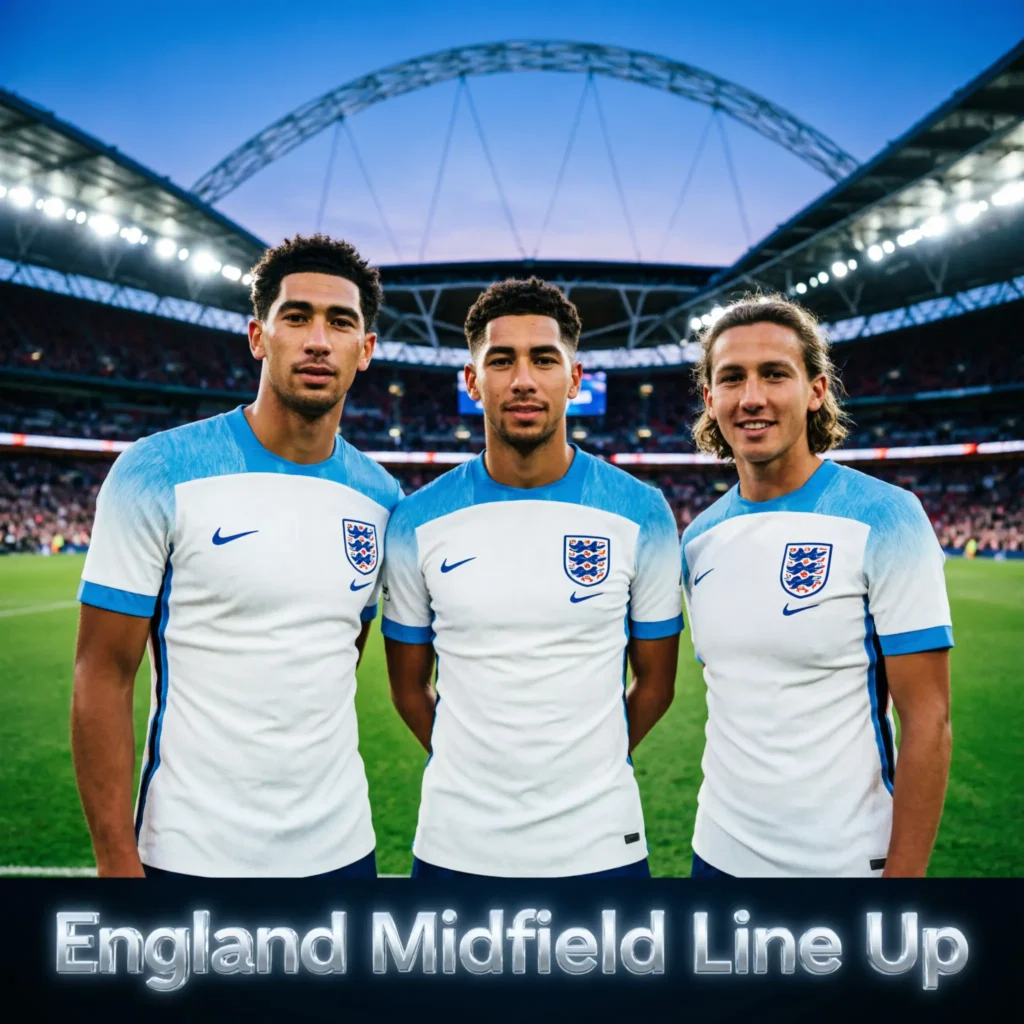 England Midfield Line Up